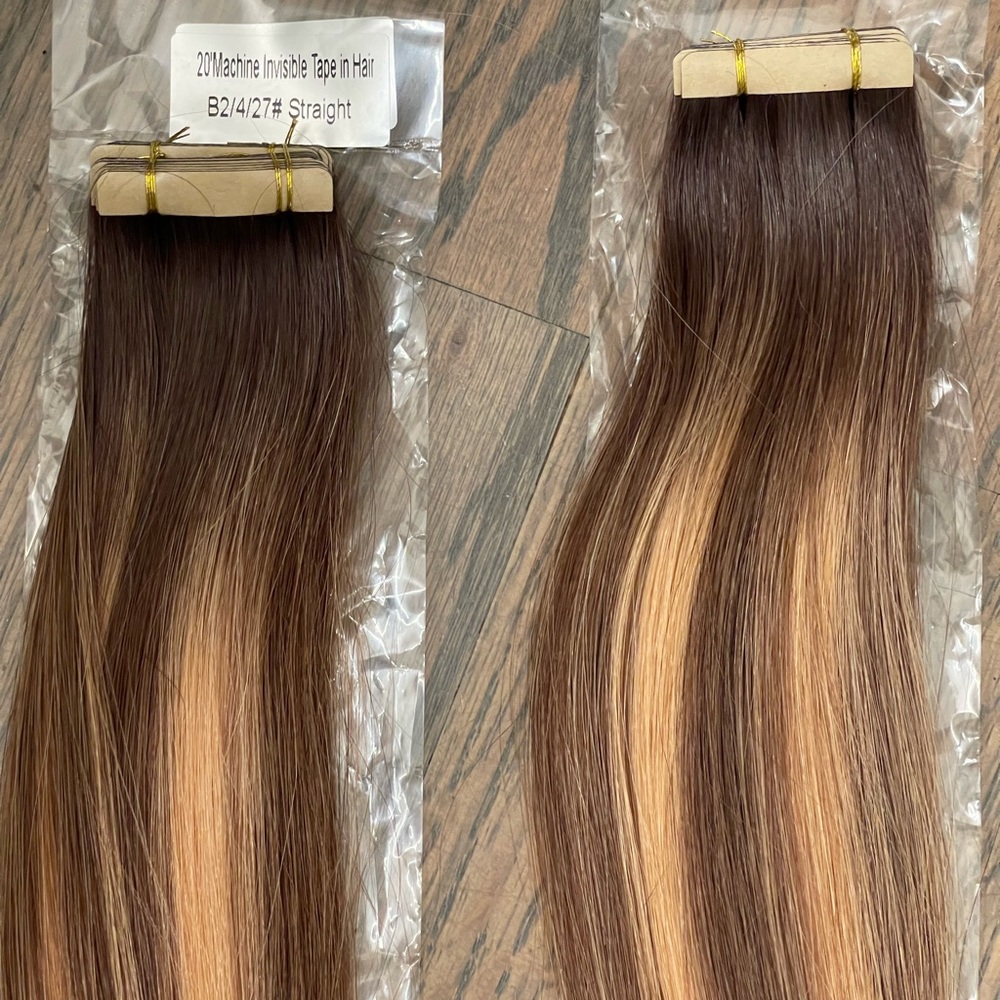 20” Invisible Tape In Hair Extensions - Picture 6 of 10